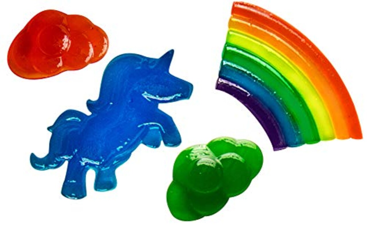 Rainbow Gummy Candy Lab - Unicorns, Clouds & Rainbows! Sweet Science STEM Experiment Kit, Make Your Own Gummy Candies in Cool Shapes & Colors